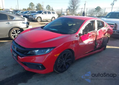 2021 Honda Civic Sport from USA, damaged, VIN 2HGFC2F80MH524892